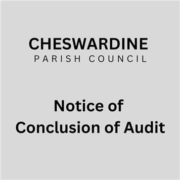  - External Audit - Notice of Conclusion