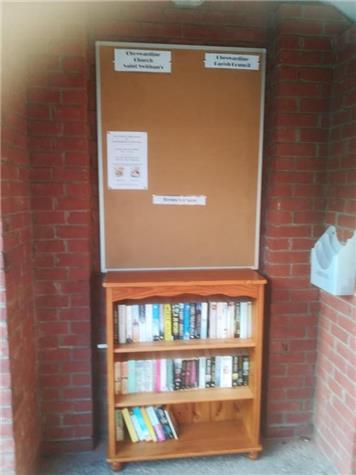  - Cheswardine's new bus shelter information hub & book swap