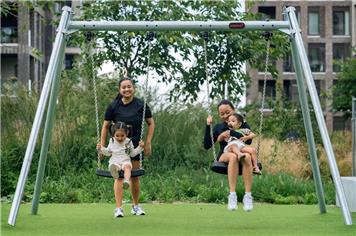 New swings for Cheswardine Playing Field